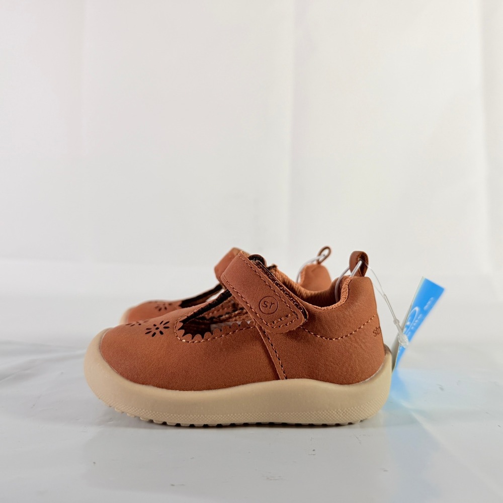 Stride Rite 360 Little Kid Lacey 2.0 Tan Mary Jane Shoes Size 6M NIB